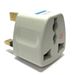 Seven Star SS414 Type G UK Style Plug Adapters White 