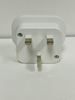Seven Star SS-414-N Type G UK Ireland UAE Style Universal Plug Adapter With 2 Output White 